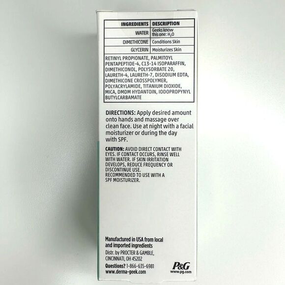 DermaGEEK Smoothing Facial Serum 0.3% Retinoid 40 mL (1.3 OZ) NEW NIB - Picture 2 of 3